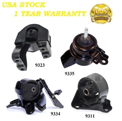 4PCS Motor & Trans Mount FIT 2009-2010 KIA OPTIMA 2.4L VIN (8) & 2.7L VIN (4) - Image 1 of 4