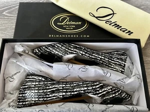 New Delman New York Womens Flats Black And White Size 6 - Picture 1 of 8