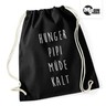 MoonWorks Turnbeutel „Geiles Teil“ – Aus Baumwolle, 37x46 Cm, 12 Liter, Mit Coolem Spruch