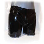 Latex Shorts - Noir Avec par le Biais Fermeture à Glissière Taille: 4XL (4459