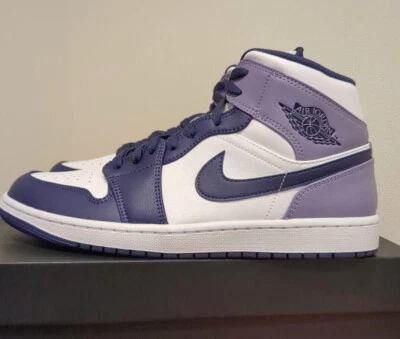 Nike Air Jordan 1 Mid DQ8426-515 Sky J Purple White Light Blueberry men's - Image 1 of 4