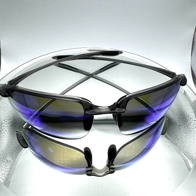 NOVO óculos de sol Maui Jim HOOKIPA XL armação preta brilhante lente azul polarizada B456-14A - Imagem 1 de 4