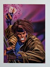 1996 Fleer Ultra Marvel Onslaught base set card #6 GAMBIT
