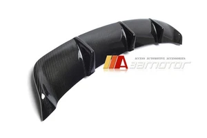 Carbon Fiber Rear Bumper Diffuser Cover fit for 2014-16 Mercedes W117 C117 CLA45 - Picture 1 of 3