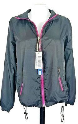 ABRIGO DE LLUVIA FADED GLORY Mujer Negro Ligero con Cremallera ANORAK - S - £49 Foto 1 de 4
