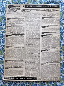 Pubblicità Vintage 1958 Hunters Lodge Ye Old Hunter Stampa Tedesca K43 Carabina - Foto 1 di 7