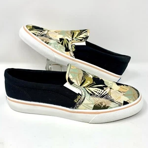 Keds Jump Kick Slip On Canvas Shoes Women’s 8.5 Black Multicolor  - Picture 1 of 10
