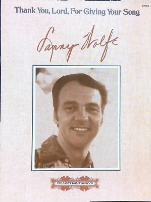 Thank You Lord For Giving Your Song Sheet Music Lanny Wolfe SSA Trio Gospel - Image 1 of 3