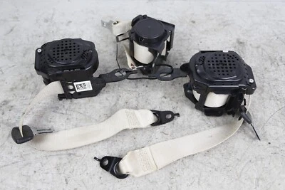 17-20 宝马 540i G30 左后中心右座椅皮带拉刀堪培拉米色 44K — 第 1/4 张图片