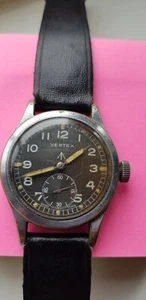 OROLOGIO MILITARE BRITANNICO VERTEX WW2 SPORCA DOZZINA. FUNZIONANTE - Foto 1 di 3