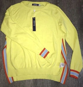 J Won Label Mix Yellow Jumper Blouse Size 8 - Picture 1 of 10
