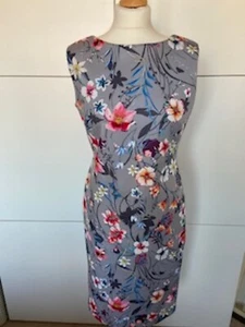 Women's Per Una floral pattern sleeveless dress with side zip. Size 12 - Picture 1 of 5