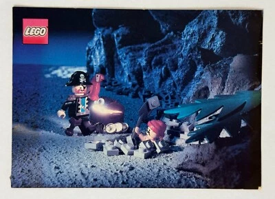 LEGO 1989 Lego Pirates Vintage Promo Postcard Rare Captain Red Beard - Image 1 of 4