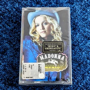 MADONNA SEALED MUSIC ALBUM CASSETTE TAPE WB/MAVERICK EU 2000 Promo Hype - Picture 1 of 10
