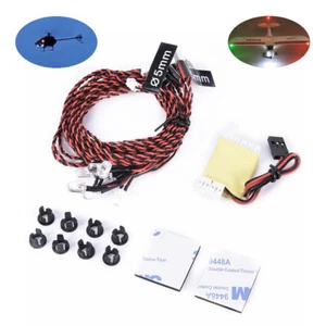 RC True Realism Navigation Lights System 8 LED For Plane Airplane Helicopter - Picture 1 of 5