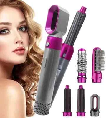 PIASTRA LISCIANTE FONO CAPELLI 5 IN 1 ARRICCIA ASCIUGA LISCIA STIRA RICCI - Immagine 1 di 4