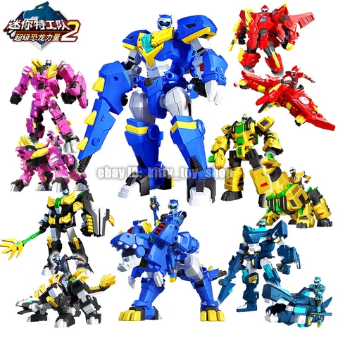 Miniforce Super Dino Power 2 Dinosaur Armorbot Transform T-Rex Robot Figure Toys Cover