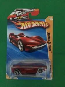 2010 Hot Wheels New Models Scoopa Di Fuego Red 35 B154 - Picture 1 of 6