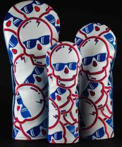 SWAG Golf - Juego completo de cubierta de madera calaveras apiladas RWB 2.0 - Nuevo y sellado - Imagen 1 de 3