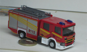 Herpa 097505;    Scania CP Crewcab Löschfahrzeug "Feuerwehr"