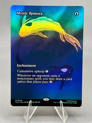 Mystic Remora (Borderless) Foil -  TLE #16 Mythic - Avatar The Last Airbender NM - Image 1 of 4