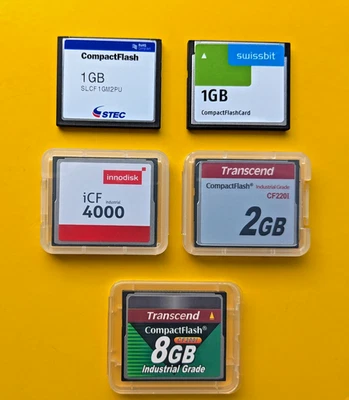 SWISSBIT TRANSCEND STEC INNODISK NEU: CF SanDisk Swissbit Innodisk Transcend Stec 1 2 8 32 GB CompactFlash