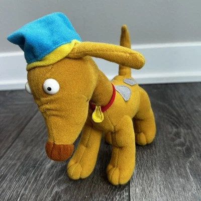 Peluche Mattel Rugrats Spike Navidad Elfo Perro Peluche 9 en Vintage 1998 Foto 1 de 3