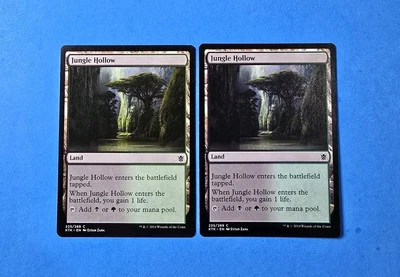 2x Jungle Hollow Khans of Tarkir 2014 Mtg Magic Gathering Card Dual Land 235 - Image 1 of 2