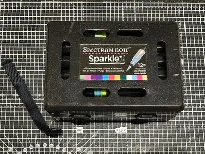 Spectrum Noir Sparkle Brush Markers 12 pc Set Crafter's Companion - Image 1 of 2