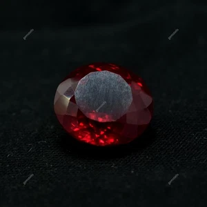 8.30 Ct Natural Stunning Quality Red Ruby CERTIFIED Loose Gemstone Round Cut. - Picture 1 of 8