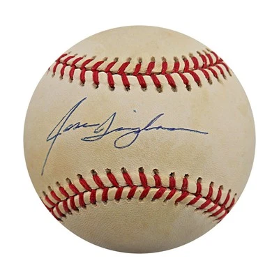 Jason Isringhausen New York Mets Autographed Signed ONL Baseball (JSA COA) - Image 1 of 4
