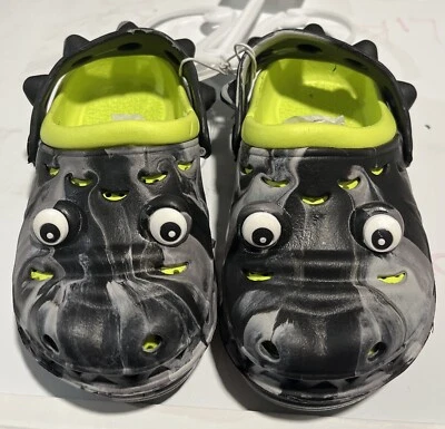 Capelli Toddler Boys Rubber Clogs Hippo Novelty Slip On Gray Size 8 - Image 1 of 3