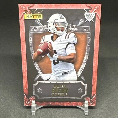 Kaleb Eleby 2022 Wild Card Matte Weekend Warrior #WW-27 RC-Crimson/White/Orange - Image 1 of 4