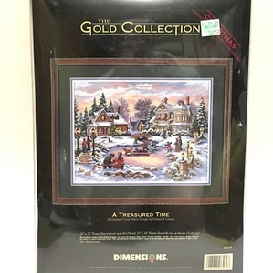 Dimensions Gold Collection 8569 A Treasured Time Cross Stitch D Lewan NEW Sealed - Picture 1 of 6