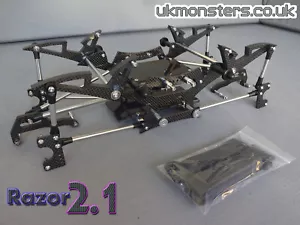 UKMonsters rasoio 2.1 telaio per Tamiya Clodbuster - Foto 1 di 9