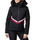 ROSSIGNOL B2808 Womens Black/Multi Hooded Embleme Jacket Size M
