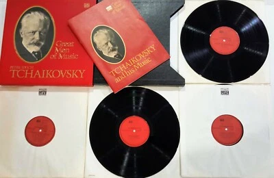 Time Life GREAT MEN OF MUSIC Tchaikovsky (4 LPs Record 33 rpm Vinyl CLASSICAL - Image 1 of 4