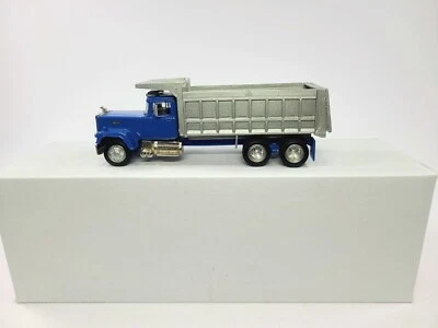 Mack Superliner 6x4 Dump Truck - Blue - ASAM Smith 1:48 Scale Diecast Model - Image 1 of 4