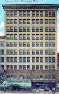 Postal publicada de Dyckman Hotel Minneapolis Minnesota - Imagen 1 de 2