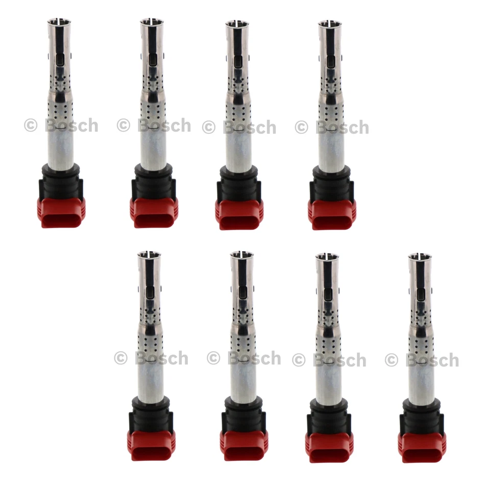Juego de 8 bobinas de encendido directo Bosch para Audi A6 Quattro R8 Q7 VW Touareg NUEVO Foto 1 de 1