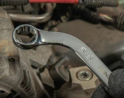 Standard SAE Half Moon Wrench Set Auto Repair 9/16 1/2 5/8 3/4 Hard to Reach Kit - Image 1 of 3