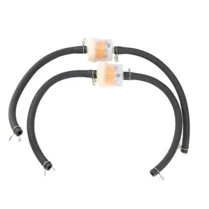 2X Filtro Gasolina 6mm Filtro Combustible con Manguera+Abrazaderas Moto Scooter Quad - Imagen 1 de 7