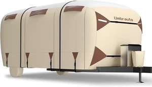 Umbrauto Travel Trailer RV Cover, Upgraded Cooling Top Panel Camper 30-33 Feet - Bild 1 von 8