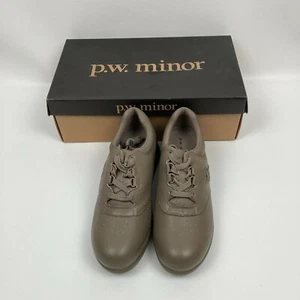 P.W. Minor Women's Leisure Taupe 77309 Orthopedic Diabetic Sz 9 M - Picture 1 of 5