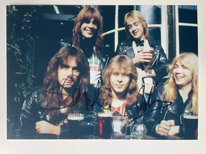 Iron Maiden Steve Harris, Dave Murray signed Autogramm - 8 x 12 Foto mit COA - Bild 1 von 8