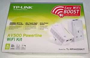 TP-LINK AV500 Powerline WiFi Kit TL-WPA4226KIT 300Mbps WPA4220 PA4020P Extender - Photo 1/5