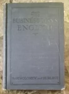 Vintage HC, Das Englisch des Geschäftsmannes von Wallace Bartholomew & Floyd Hurlbut, 1928 - Bild 1 von 9
