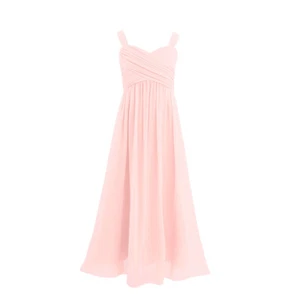 Girls Gowns Long Dress Teenager Dresses Pageant Bridesmaid Kids Clothing Party - Picture 1 of 91