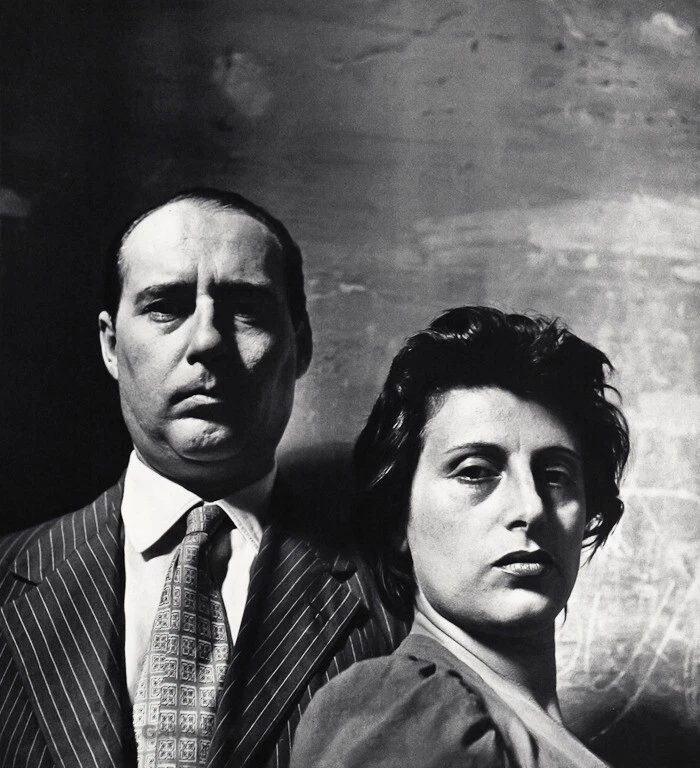1948/60 复古 IRVING PENN Roberto Rossellini 和 Anna Magnani 意大利照片艺术 — 第 1/1 张图片