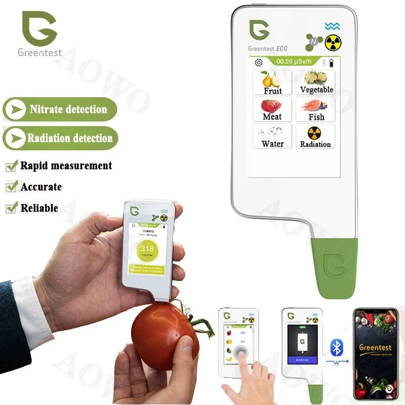 AOWO Greentest ECO 6-in-1 Food Nitrate Tester Instant Read Digital Nitrate detector